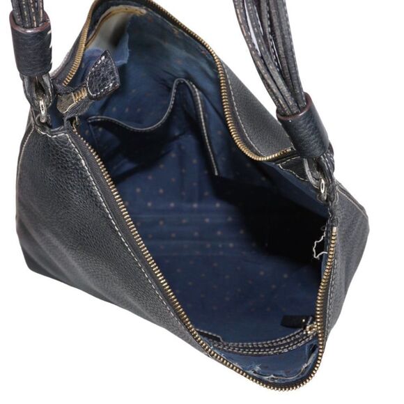 Kate Spade Black Pebbled Leather Bag with Tassel Keychain Accent - Picture 11 of 11